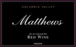 Matthews Winery - Blackboard Red Blend 2018 (750)