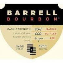 Barrell Craft Spirits - 6 Year Old Batch #034 Cask Strength Bourbon Whiskey (750ml) (750ml)