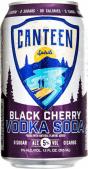 Canteen - Black Cherry Vodka Soda (4 pack 12oz cans)