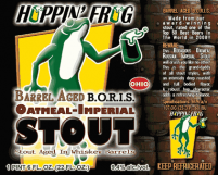 Hoppin Frog - Barrel-aged B.o.r.i.s. Oatmeal-imperial Stout (16.9oz bottle) (16.9oz bottle)