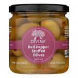 Divina - Red Pepper Stuffed Olives 0