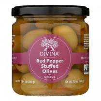 Divina - Red Pepper Stuffed Olives