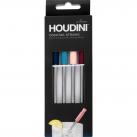 Houdini - Stainless Cocktail Straws 4 Pack 0