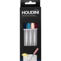 Houdini - Stainless Cocktail Straws 4 Pack
